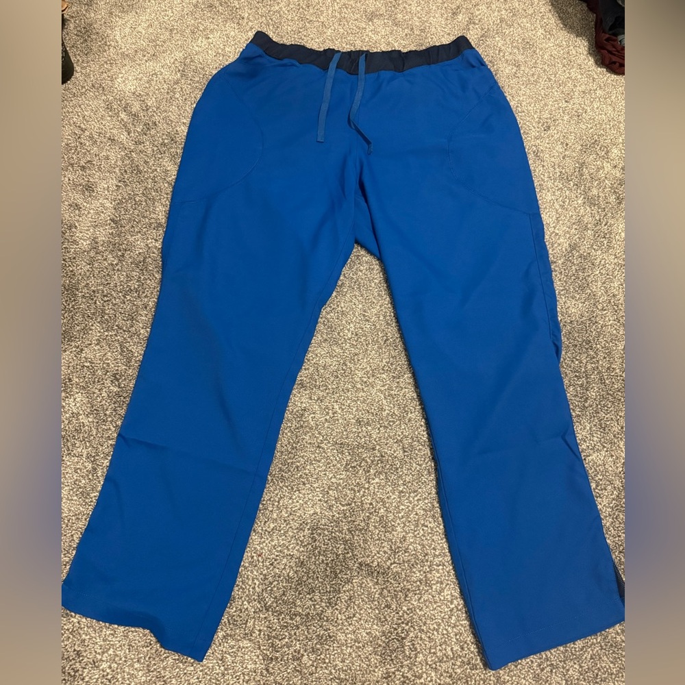 Life Is Good Blue Scrub Pants